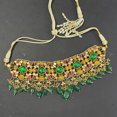 Multi stone choker primary image