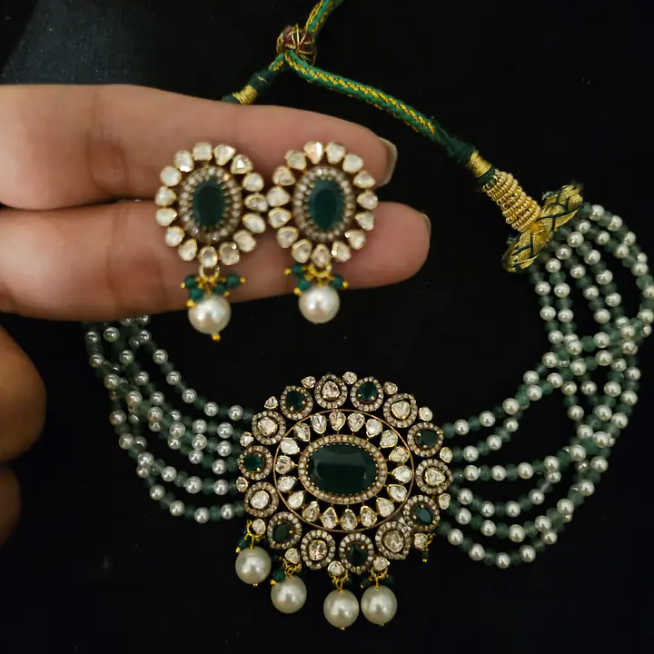 Polki choker with studs - Master