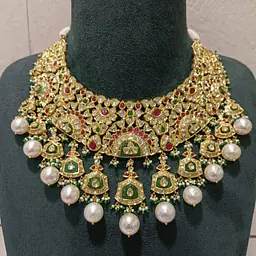 SILVER bridal choker - Master