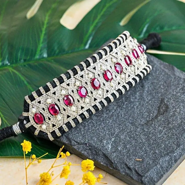 SILVER Bracelets with diamonds and real stones - Master