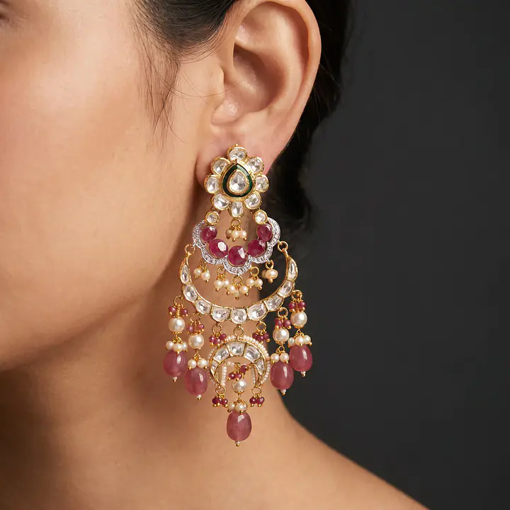 Polki Diamond chandballi - Master