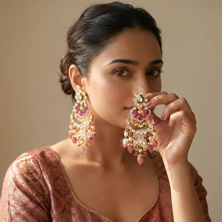 Polki Diamond chandballi - Master