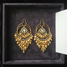Gold kundan chandbali - Master