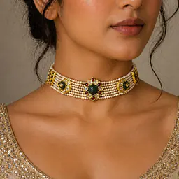 Emerald Pearl Choker - Master