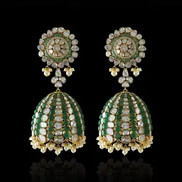 Zehra Emerald Jhumkas - Master