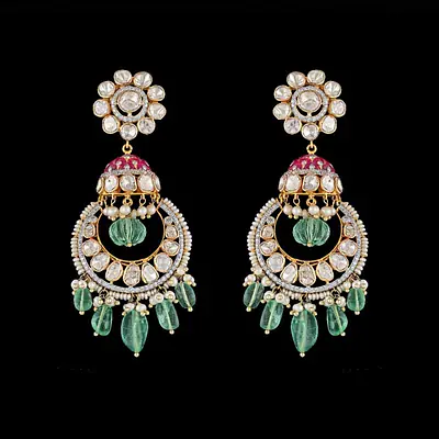 Seraphine Polki jhumkas primary image