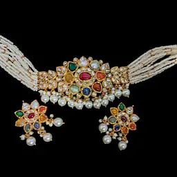 Navratna Pearl Choker - Master