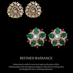 Emerald Fleur Studs - Master