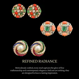 Zafrina Luxe Studs - Master