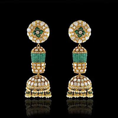 Elysian Polki Jhumkas primary image