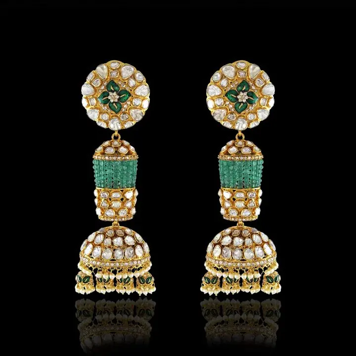 Elysian Polki Jhumkas - Master