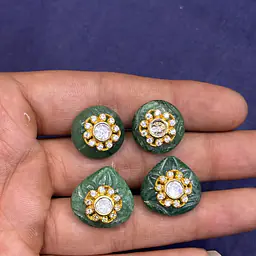 Aster Jade Halo Studs - Master
