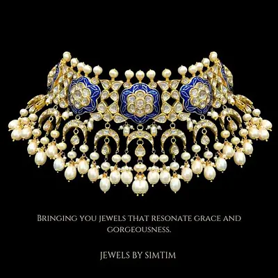 Neelvarna Bridal Choker Set primary image