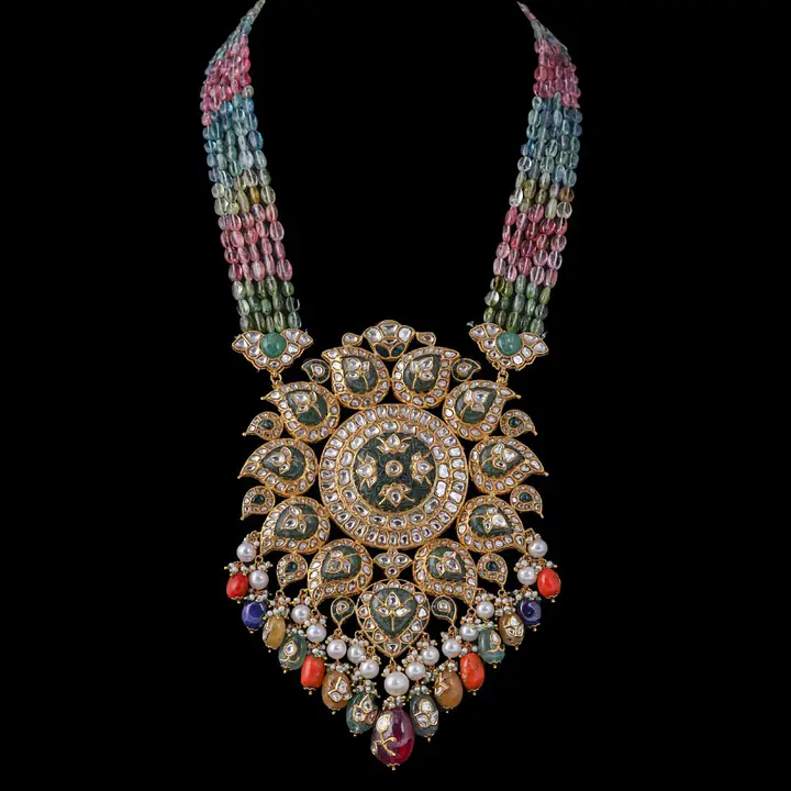 Navrang Pankh Pendant Necklace - Master