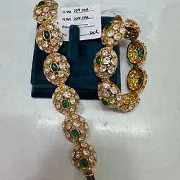 Rajwada Panna Polki Bracelet - Master