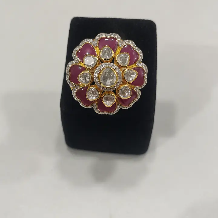 Ruby Bloom Polki Ring - Master
