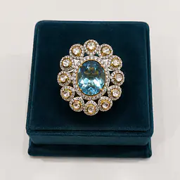 Aab-e-Neel Polki Ring - Master