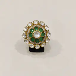 Panna Blossom Polki Ring - Master