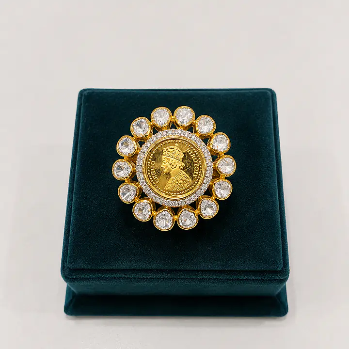 Victoria Coin Polki Ring - Master