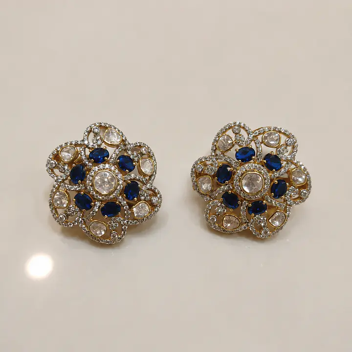 Sapphire Bloom Studs - Master