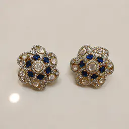 Sapphire Bloom Studs - Master