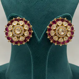 Ruby Blossom Studs - Master
