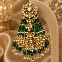 Emerald Veil Chandbali - Master