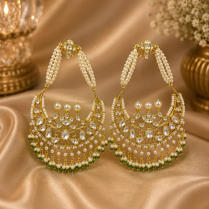Pearl Grace Chandbali - Master