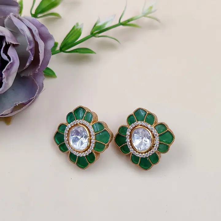 Green Lotus Studs - Master