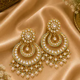 Pearl Glow Chandbali - Master