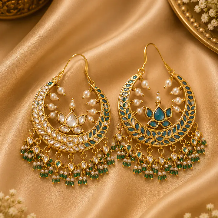 Meher Blue Chandbali - Master