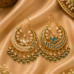 Meher Blue Chandbali - Master