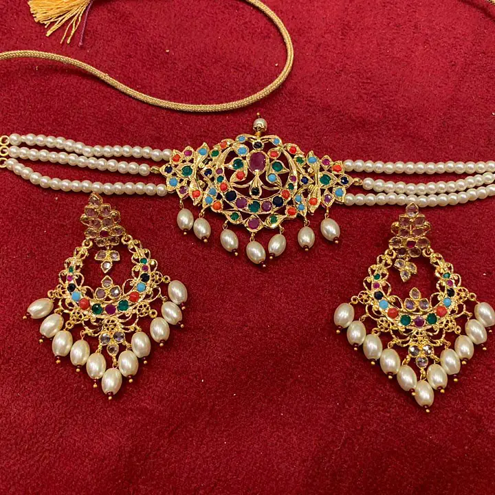 SILVER Brass choker sets - Master