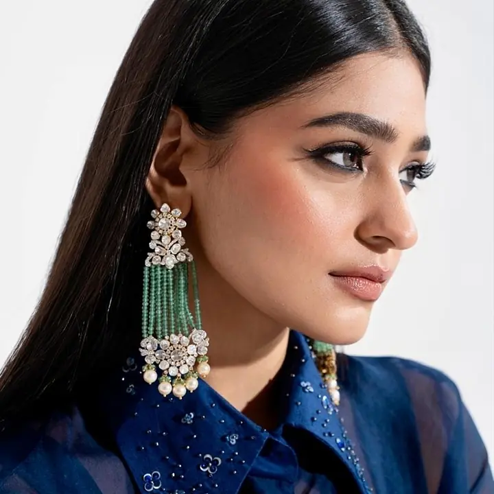 Polki and emerald earings - Master