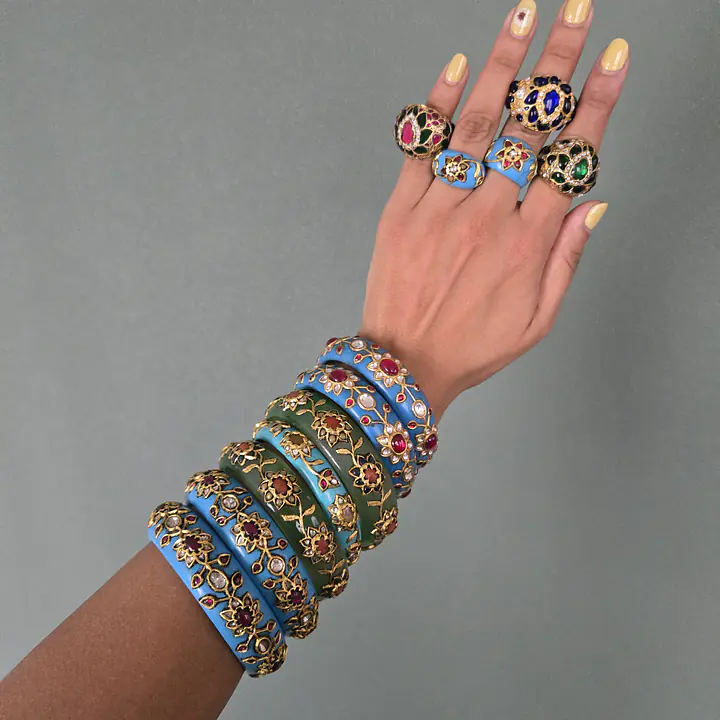 Firoza bangle pair - Master